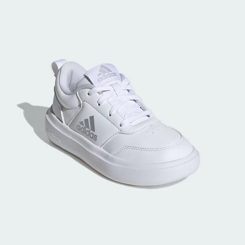 ADIDAS JUNIOR PARK STREET WHITE/SILVER SHOES