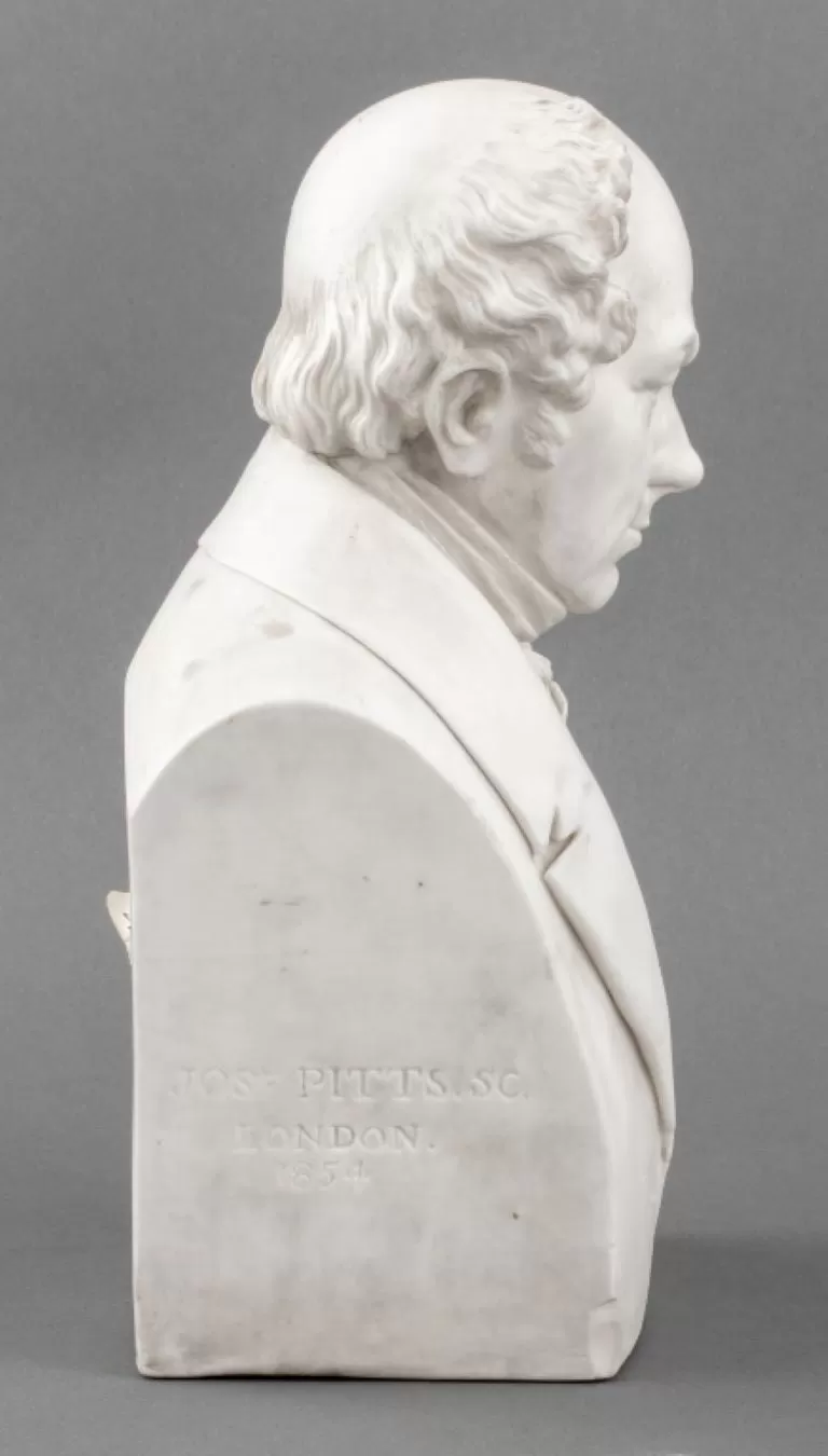 After Joseph Pitts, Parian Bust of F.A. Cox, 1854