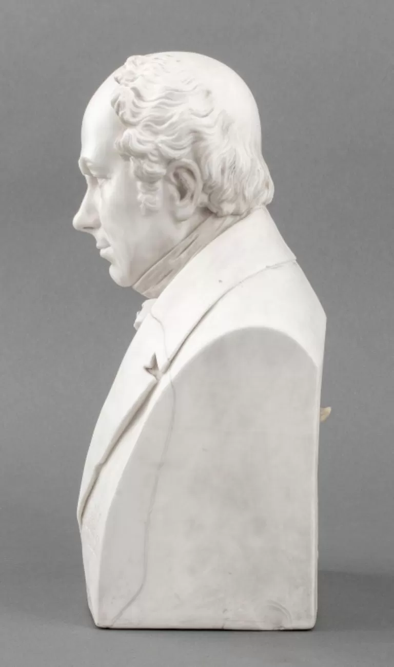 After Joseph Pitts, Parian Bust of F.A. Cox, 1854