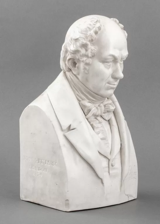 After Joseph Pitts, Parian Bust of F.A. Cox, 1854