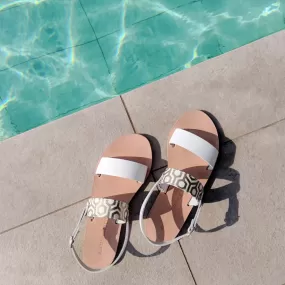 Alasia Lifestyle x MISCHA Plato Sandals - Champagne