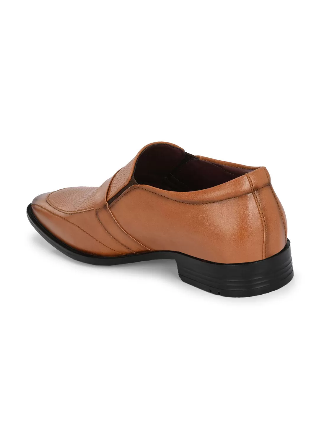 Alberto Torresi Synthetic Tan Slip On Formal Shoes