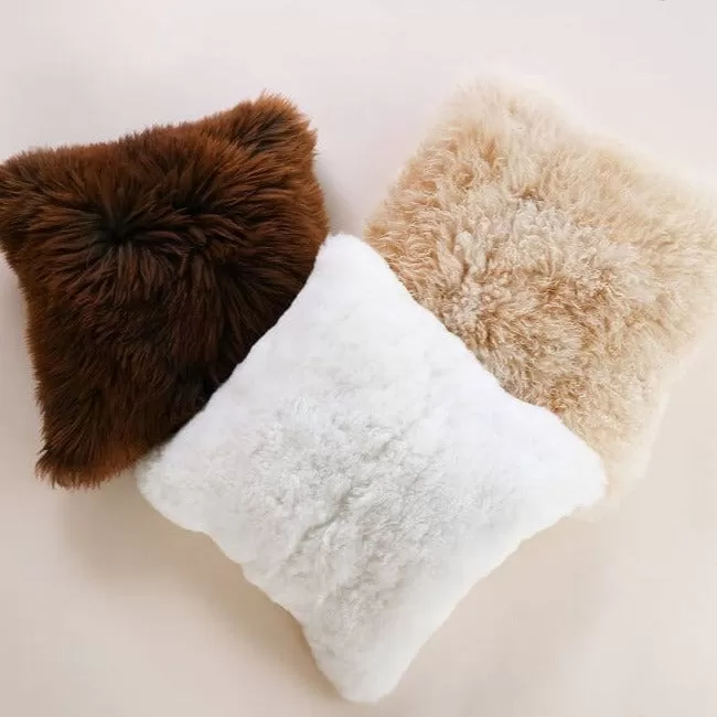 Alpaca Cushion Covers - Suri fleece