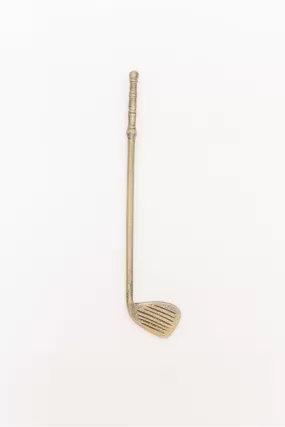 Antique Golf Club Decor