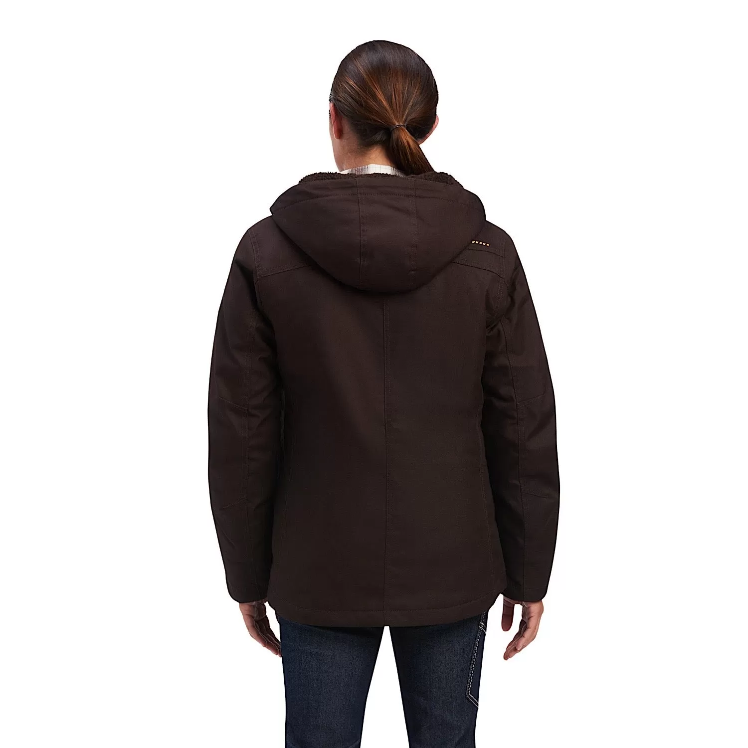 Ariat Womens Rebar DuraCanvas Insulated Jacket Mole