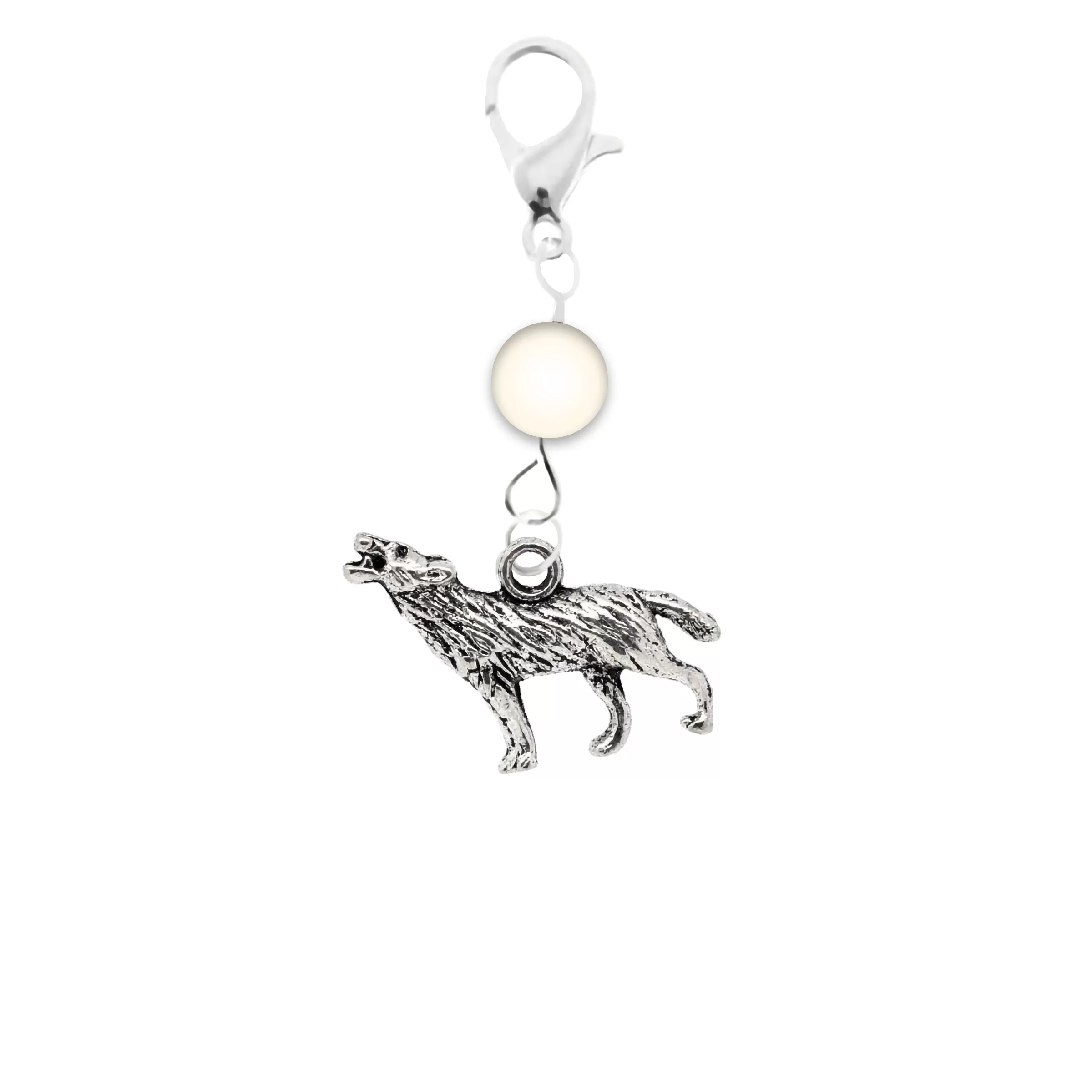 AVBeads Accessory Charm Clips Clip-On Wolf Charm ACC-09317-A2