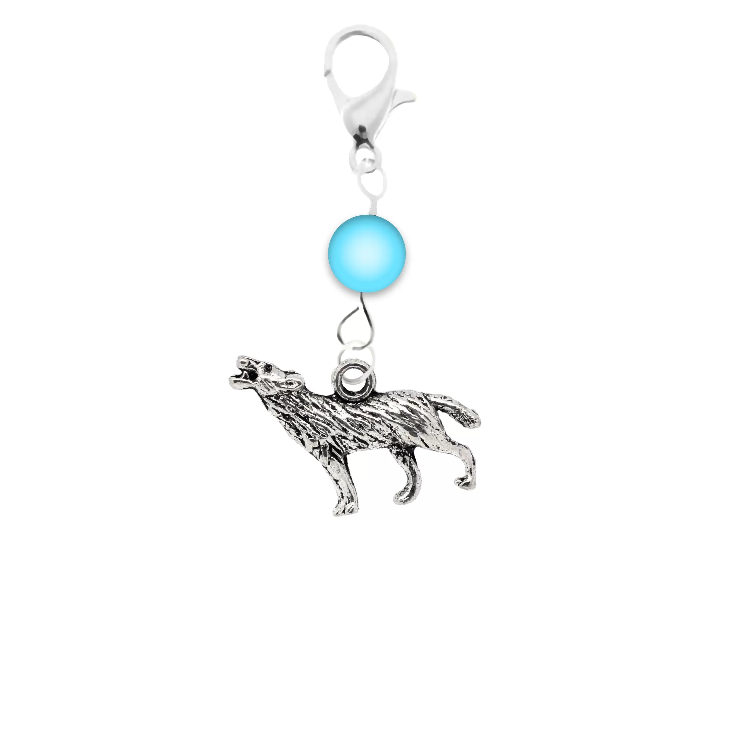 AVBeads Accessory Charm Clips Clip-On Wolf Charm ACC-09317-A2