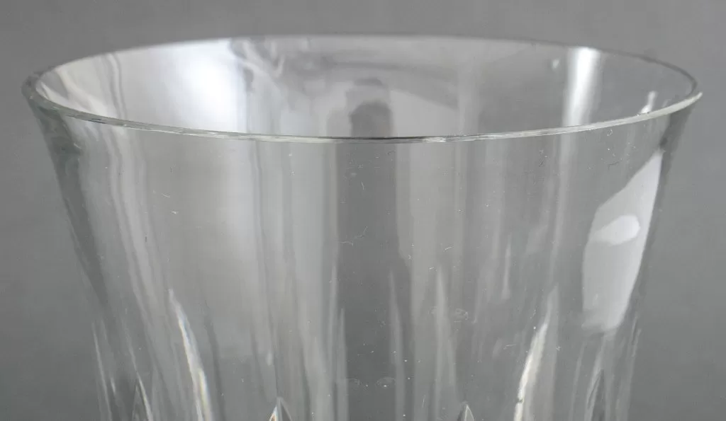 Baccarat Crystal Footed Urn Vase, Pair