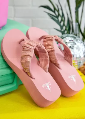 Bauble Flip Flops by Corkys - Blush