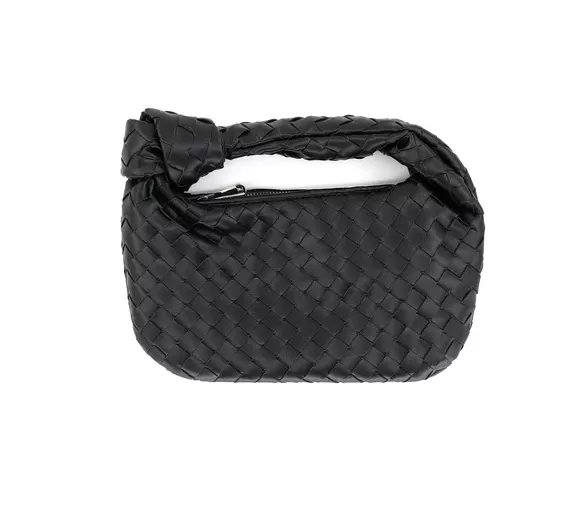 BC Bags Woven Hobo Mini Bag