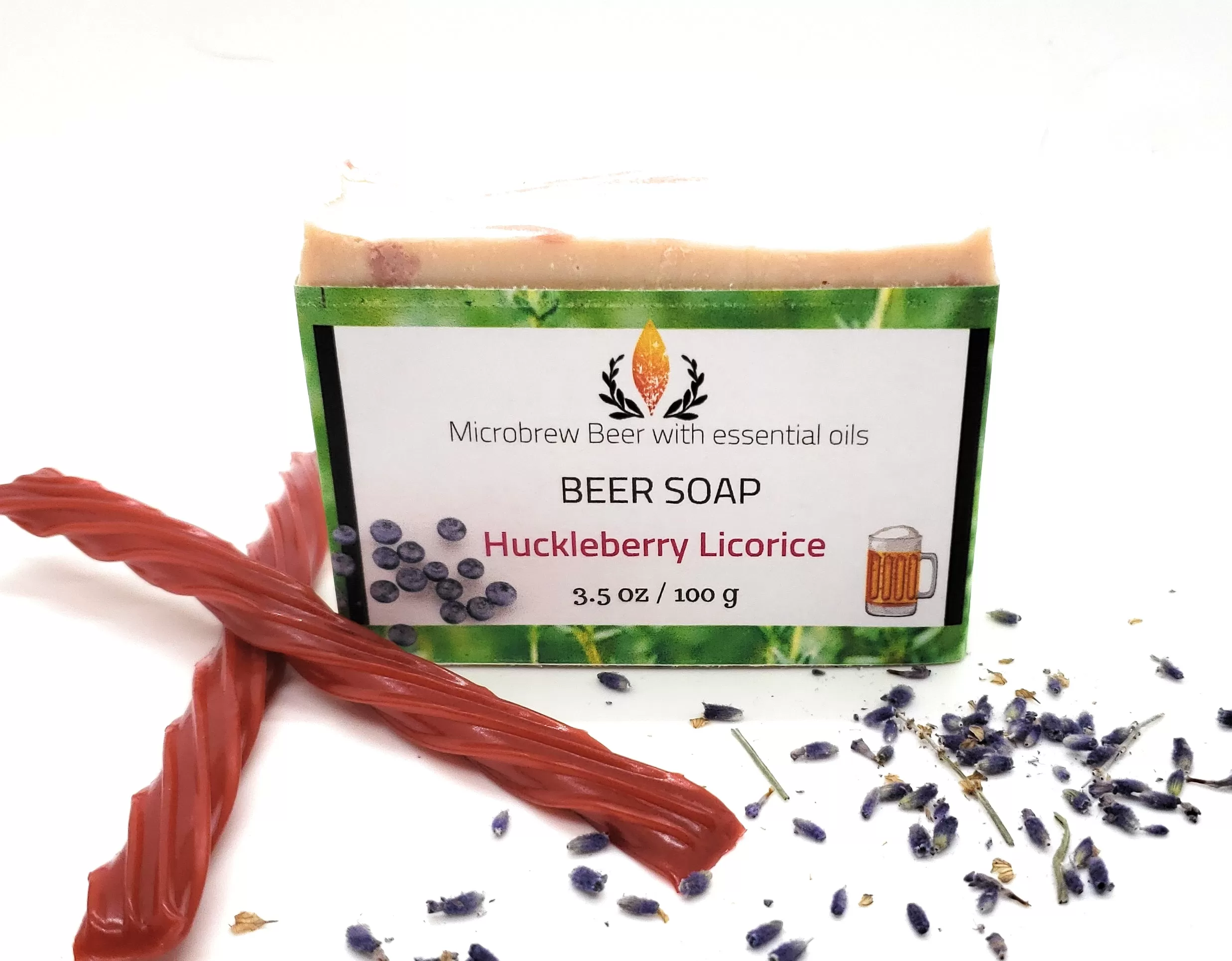 Beer Soap, Huckleberry Licorice