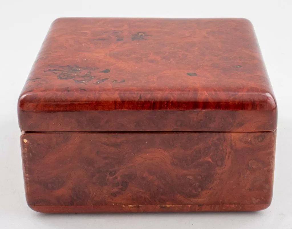 Bird's Eye Maple Burl Wood Box