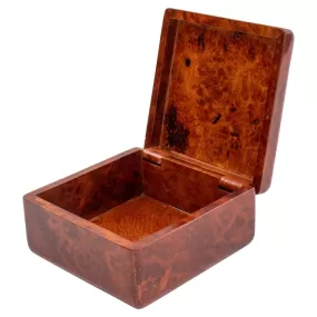 Bird's Eye Maple Burl Wood Box