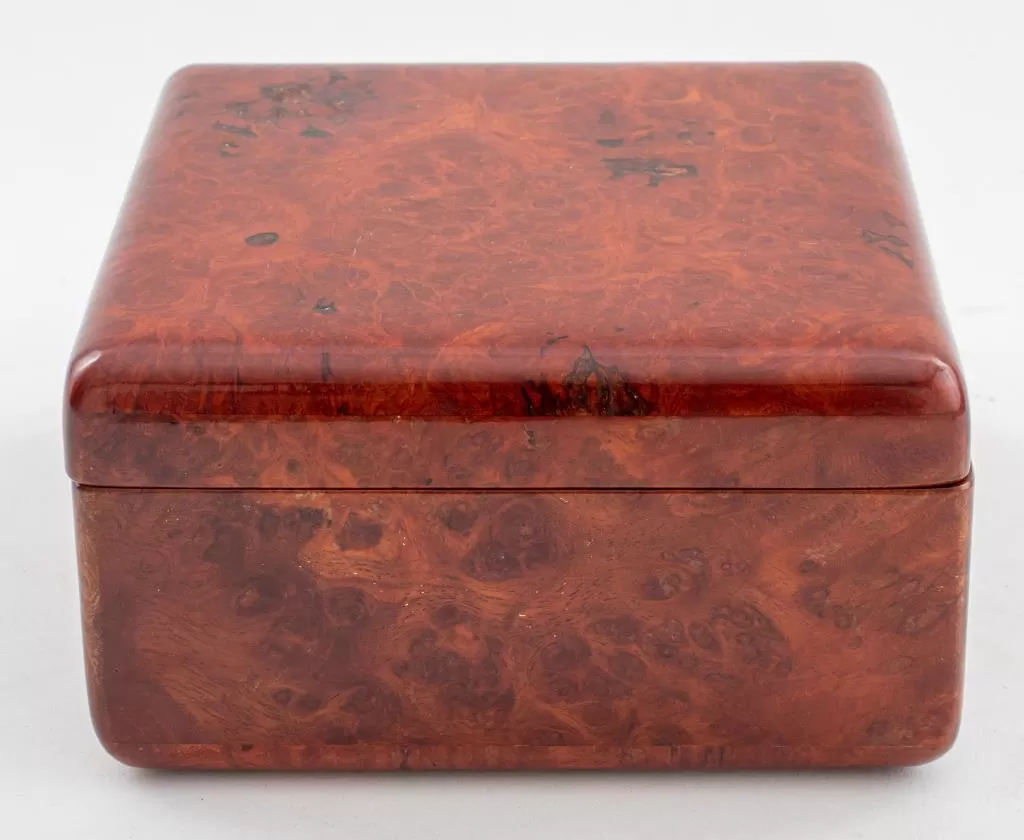 Bird's Eye Maple Burl Wood Box