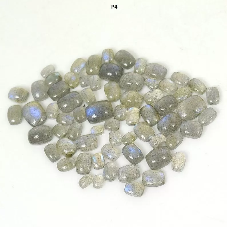 BLUE LABRADORITE Gemstone Cabochon : Natural Untreated Unheated Labradorite Gemstone Round Pear Cushion Shapes Cabochon Lots For Jewelry