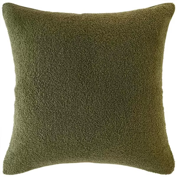 Boucle Cushion - Olive - 60 x 60 cm