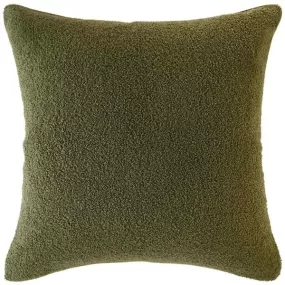 Boucle Cushion - Olive - 60 x 60 cm