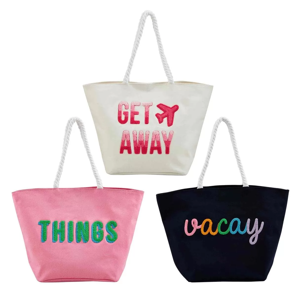 Boucle Word Tote Bags