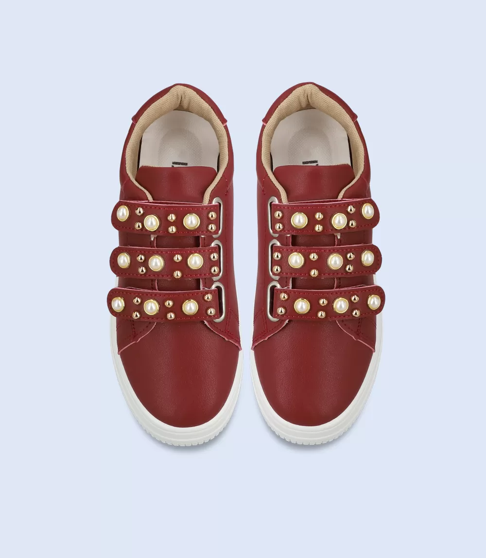 BW8256-MAROON-Women Sports Shoes