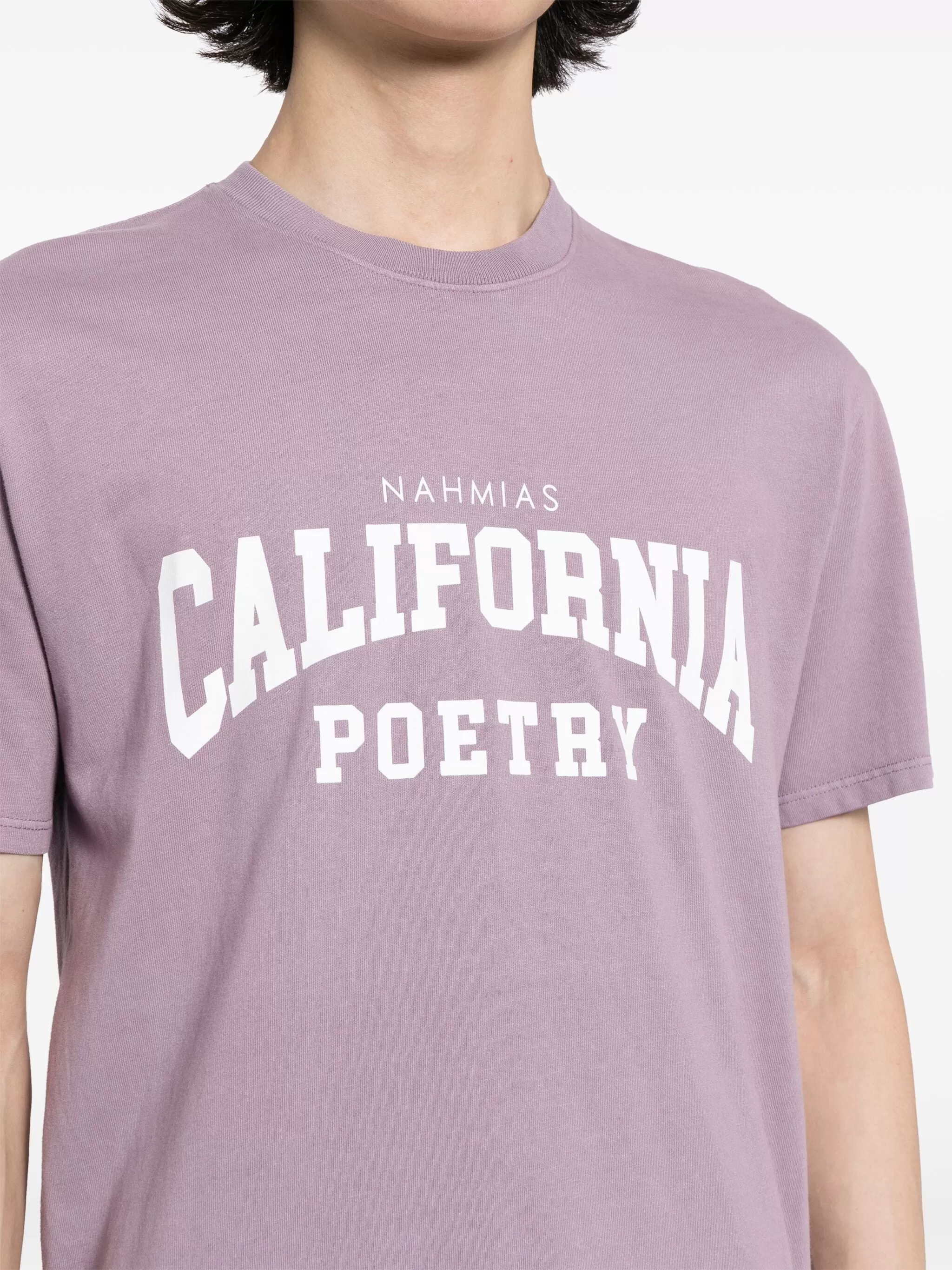 CALIFORNIA POETRY PRINTED-LOGO T-SHIRT