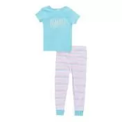 Candy Multi Stripe Shirt and Pant PJ Set