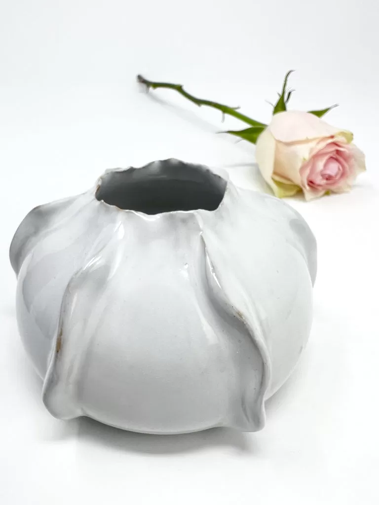 Ceramic Rose Apple Vase