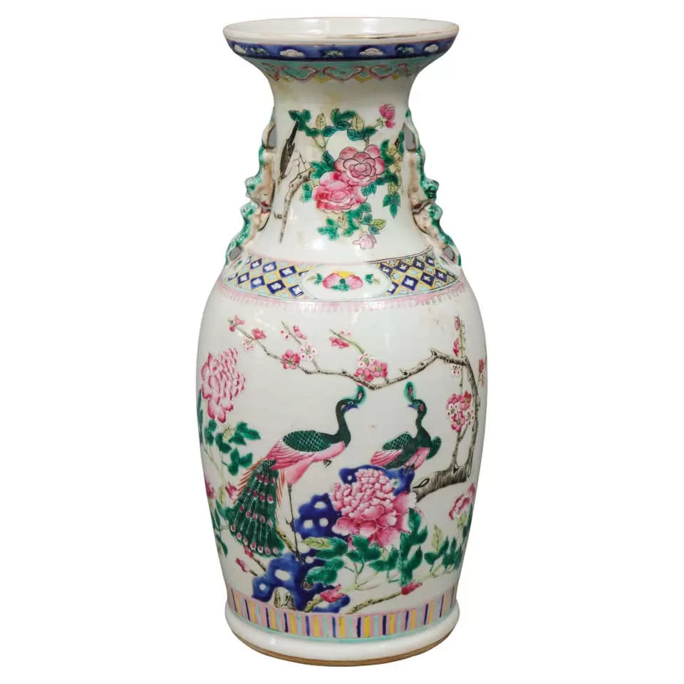 Chinese Famille Rose Porcelain Vase