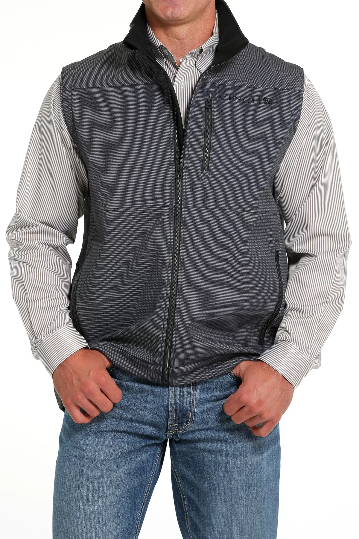 'Cinch' Men's Bonded Vest - Charcoal