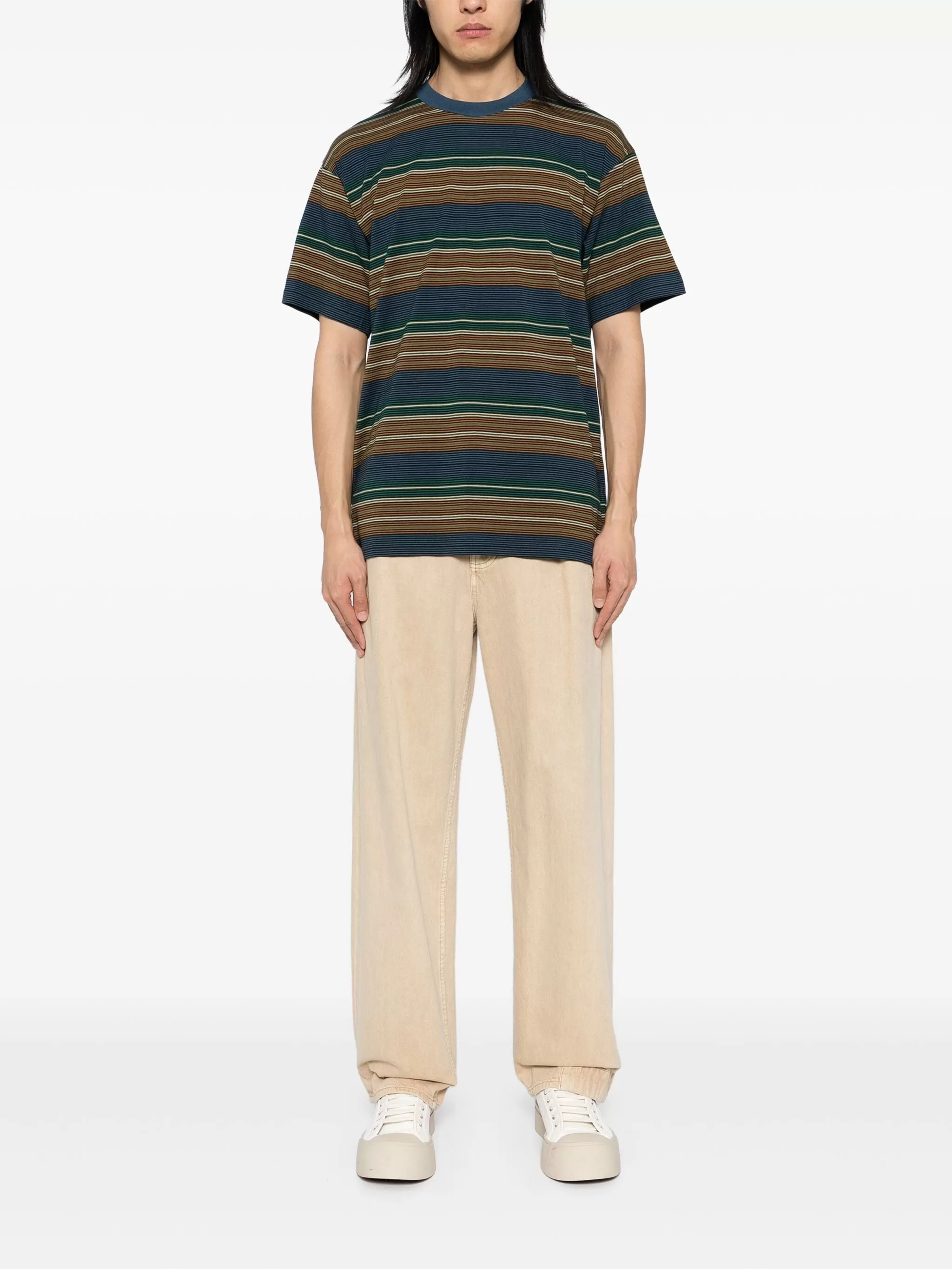 COBY STRIPED DESIGN RELAXED FIT S/S T-SHIRT