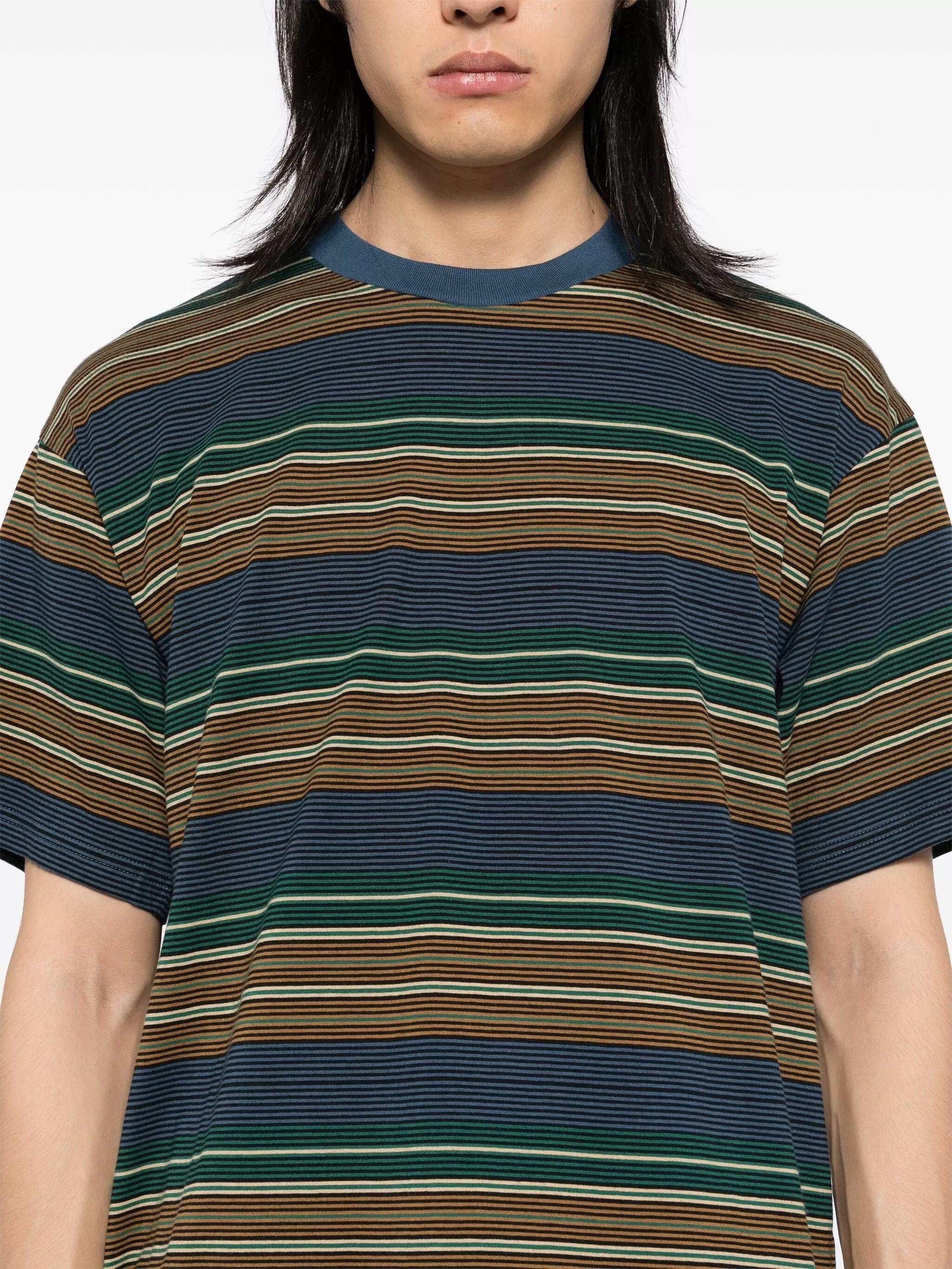 COBY STRIPED DESIGN RELAXED FIT S/S T-SHIRT