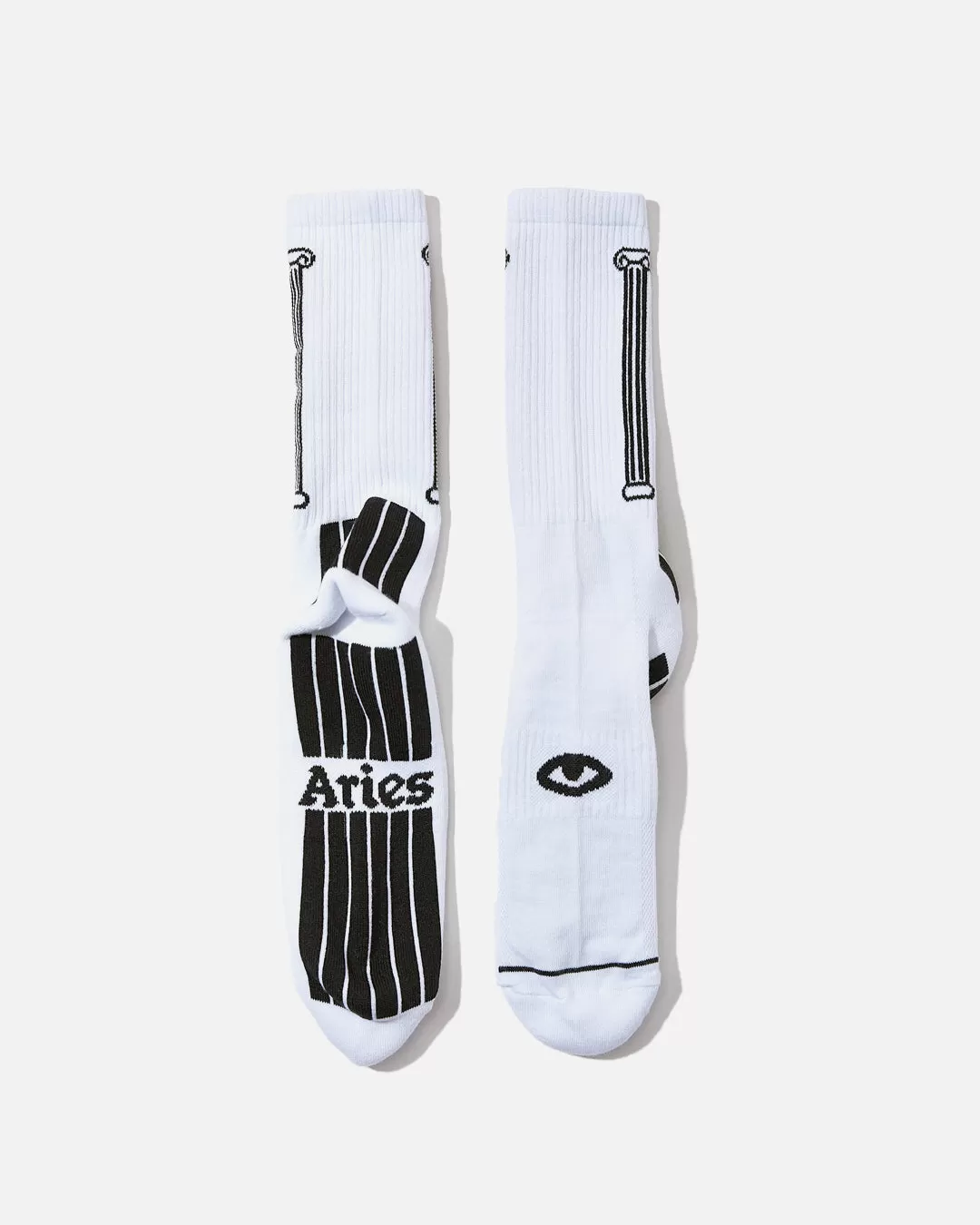 Column Socks - White