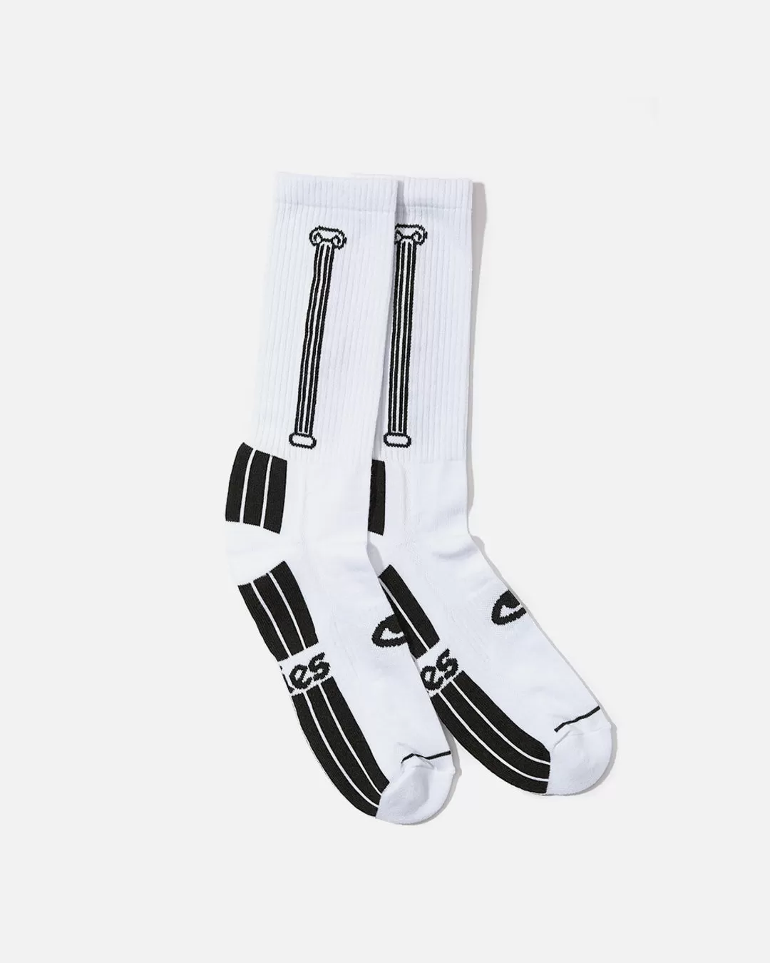 Column Socks - White