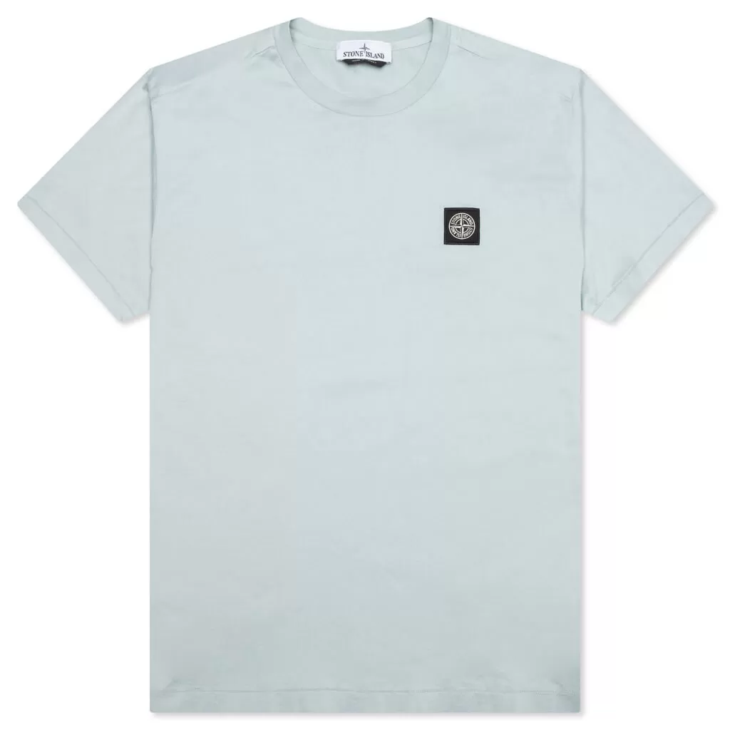 Compass Patch Logo S/S T-Shirt - Sky Blue