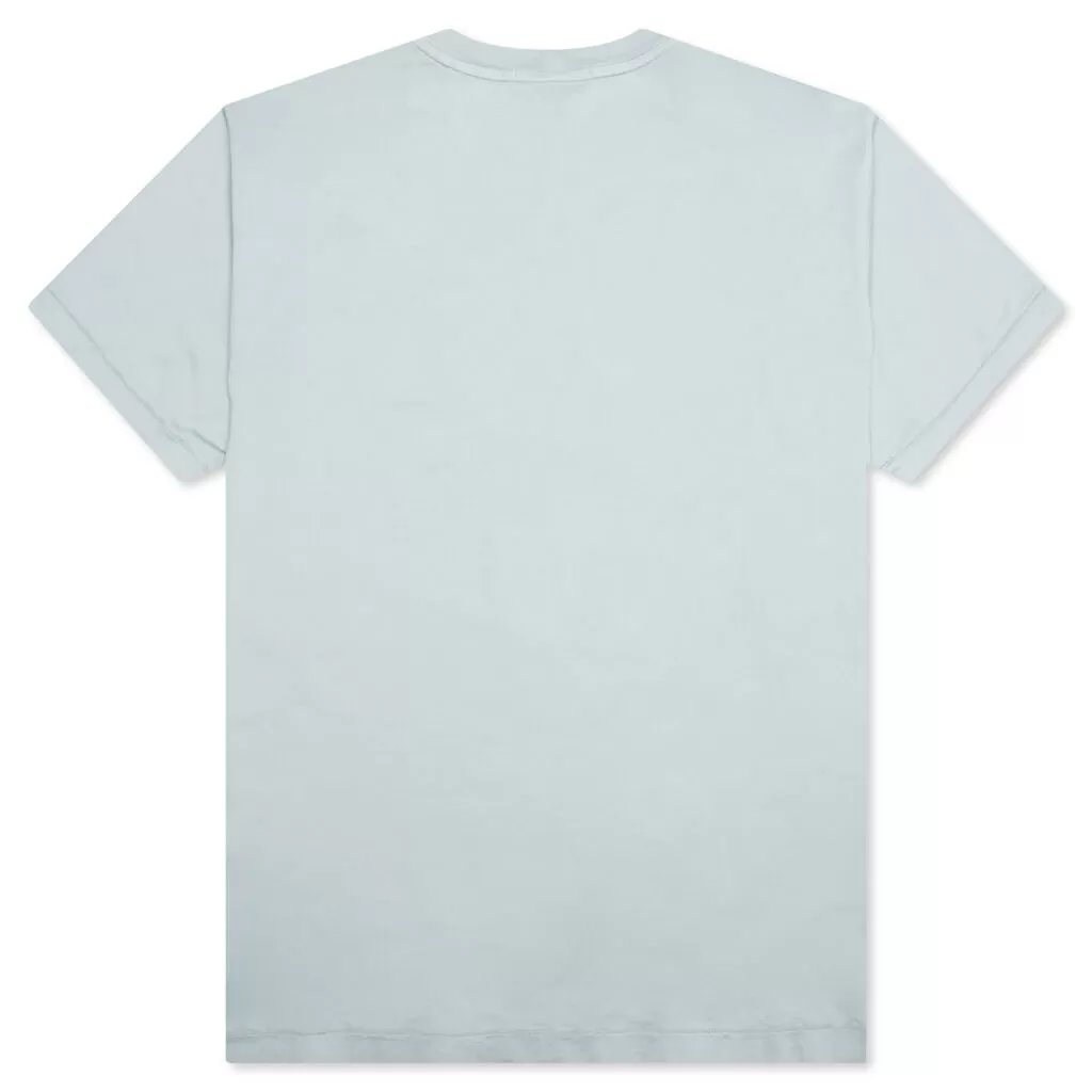 Compass Patch Logo S/S T-Shirt - Sky Blue