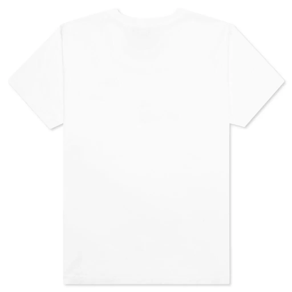 Compass Patch Logo S/S T-Shirt - White