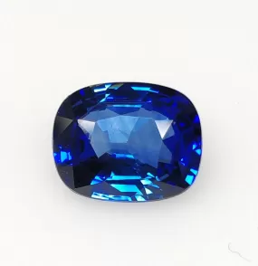 Cushion Lab Grown Sapphire Royal Blue Loose Gems- LSCB