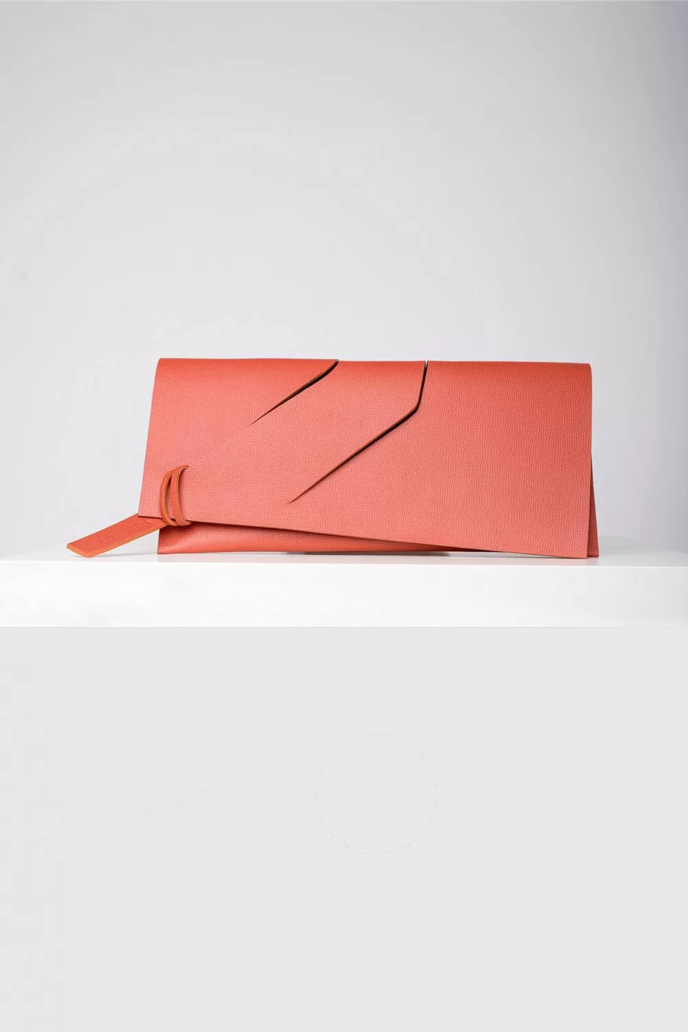 Diagonal Slashed Clutch - Size   Colour Options