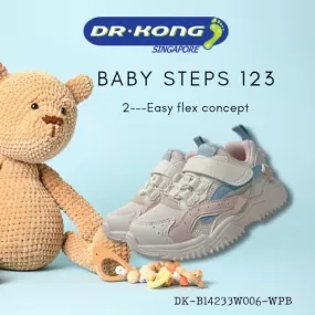 DR.KONG BABY 2 SHOES DK-B14233W006-WPB(RP : $109)