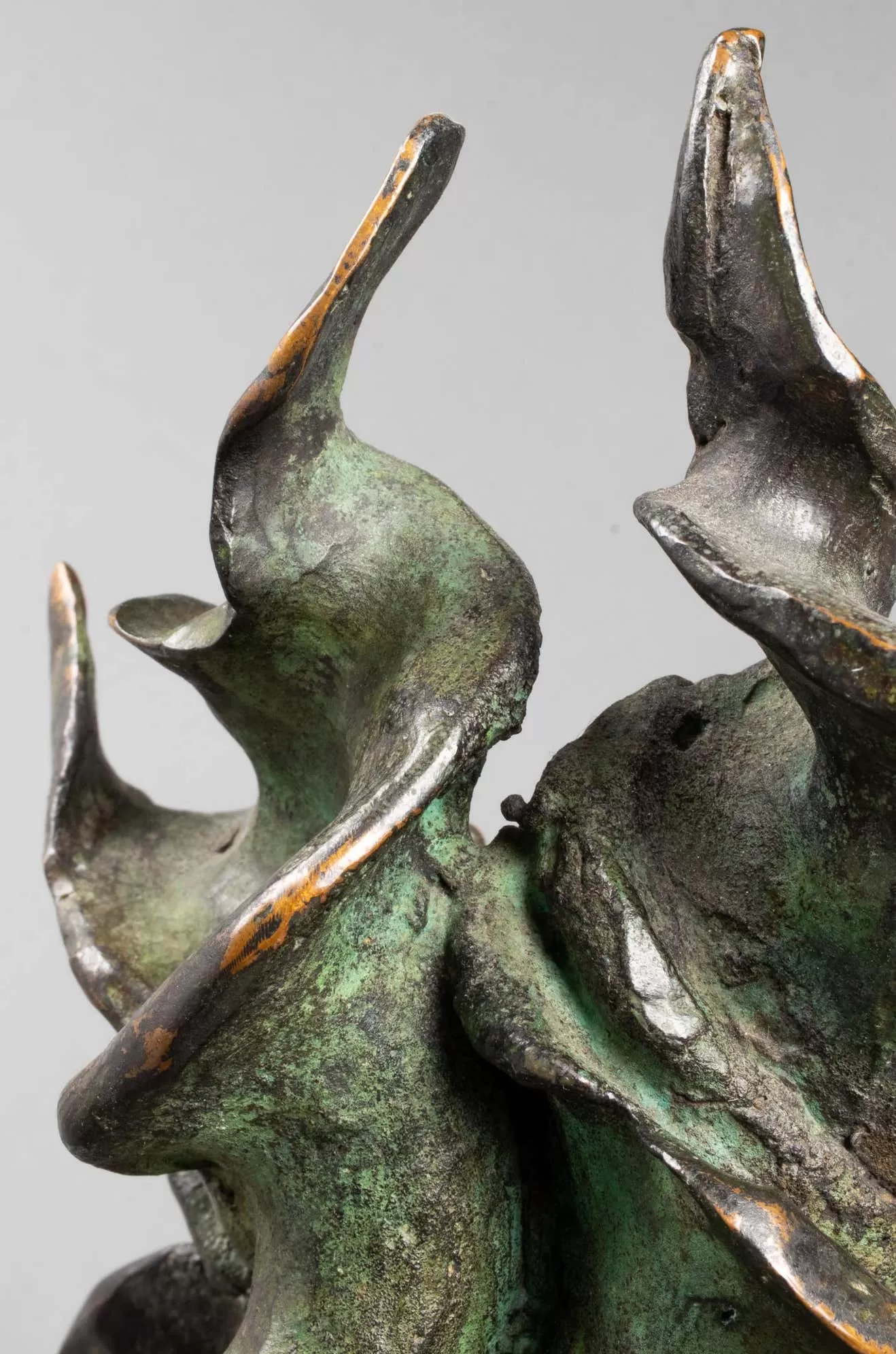 Elayne Fabrikant "Bronze Twist" Modern Sculpture