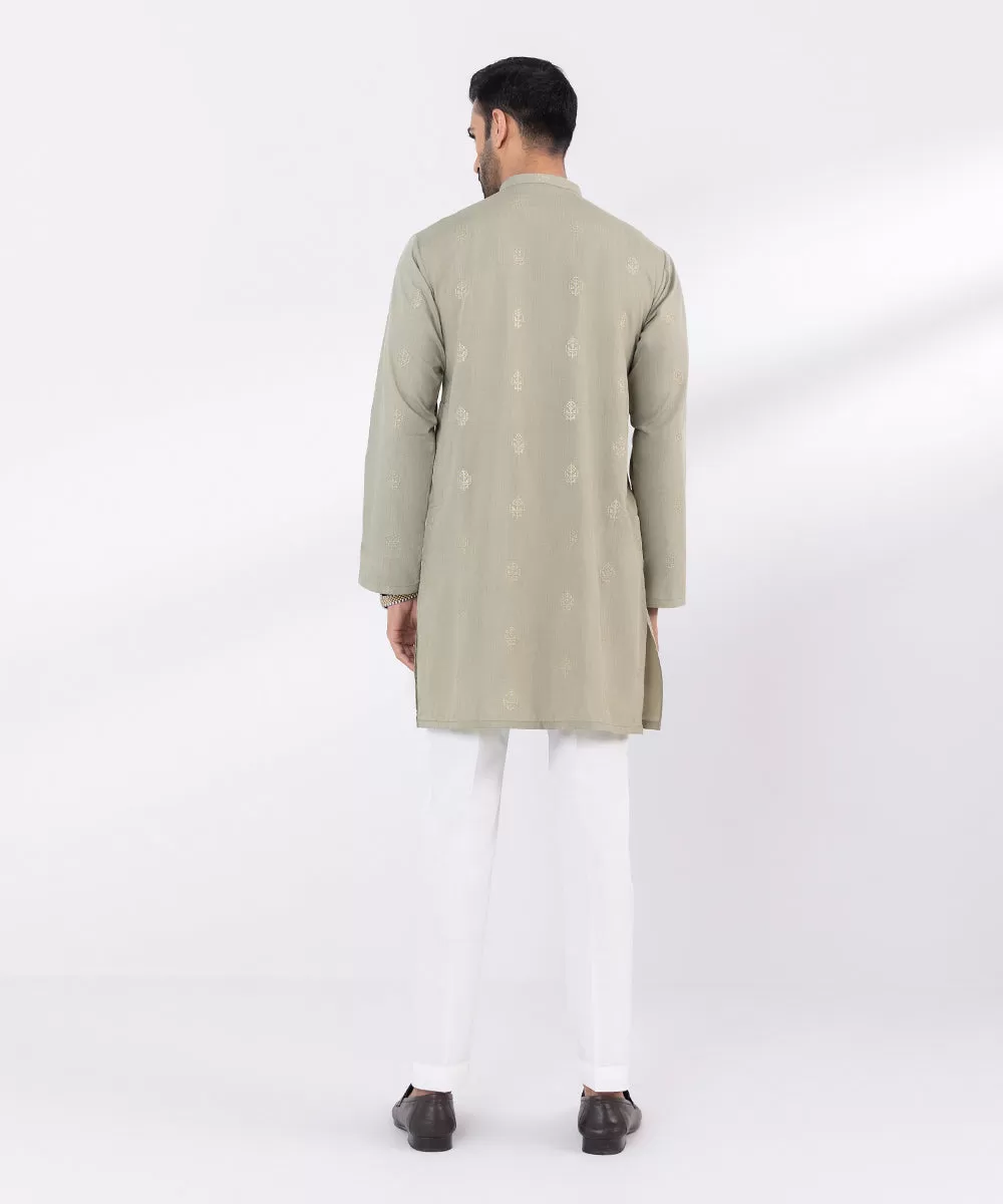 Embroidered Wash & Wear Kurta