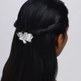 Faye Silver Hairclip