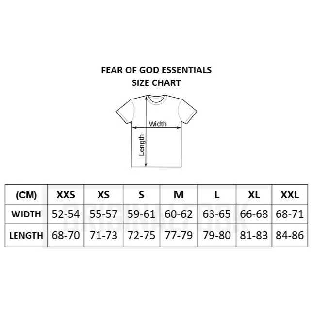 Fear of God Essentials Felt Logo Tee Light Oatmeal