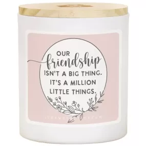 Friendship Big Thing Candle - Strawberry Cream