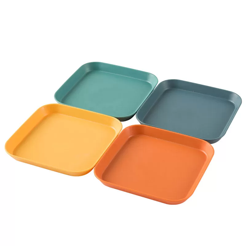 Fruit Snack Plate Spit Bone Dish 4 Packs