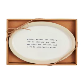 Gather Farm Sentiment Plate