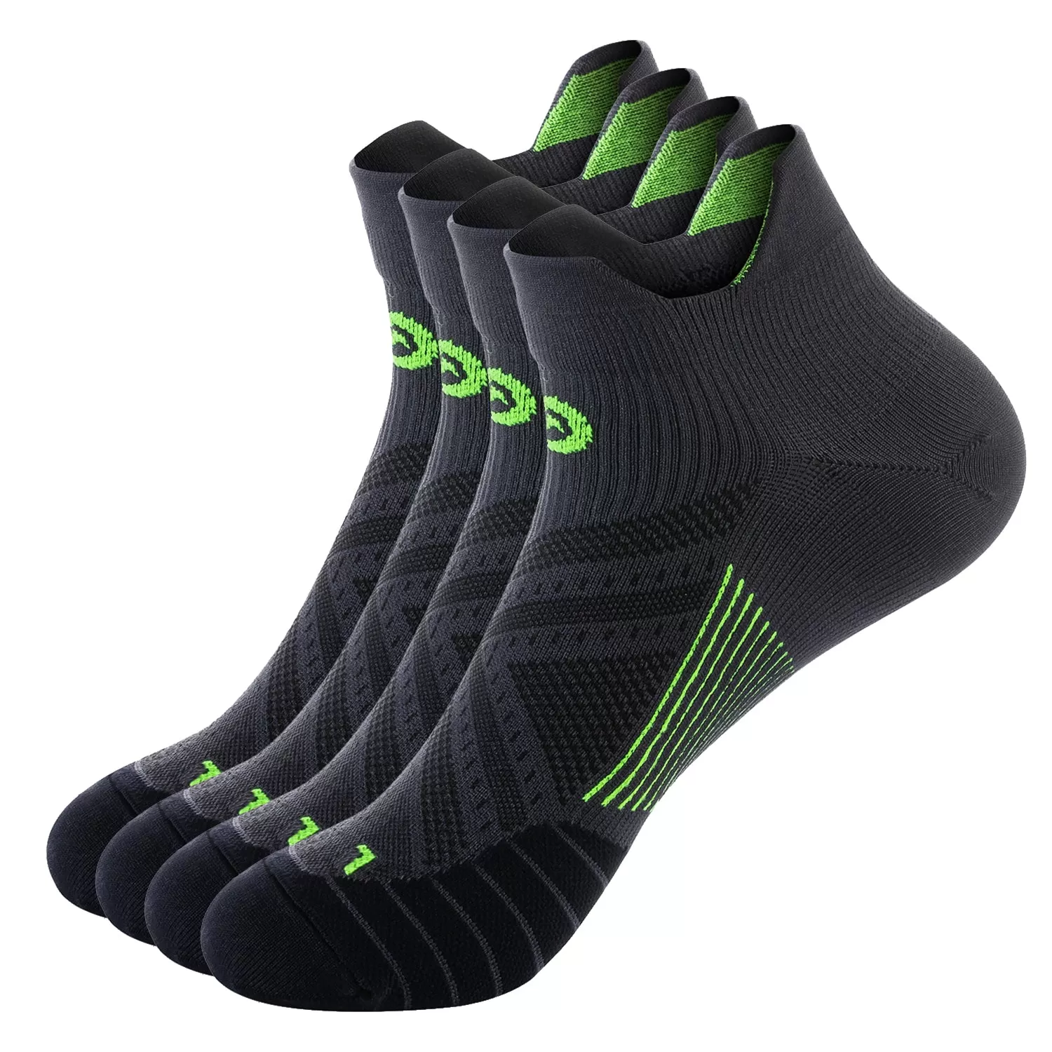 GECKOMAN x PAPLUS Ankle Compression Running Sock 2-Pairs