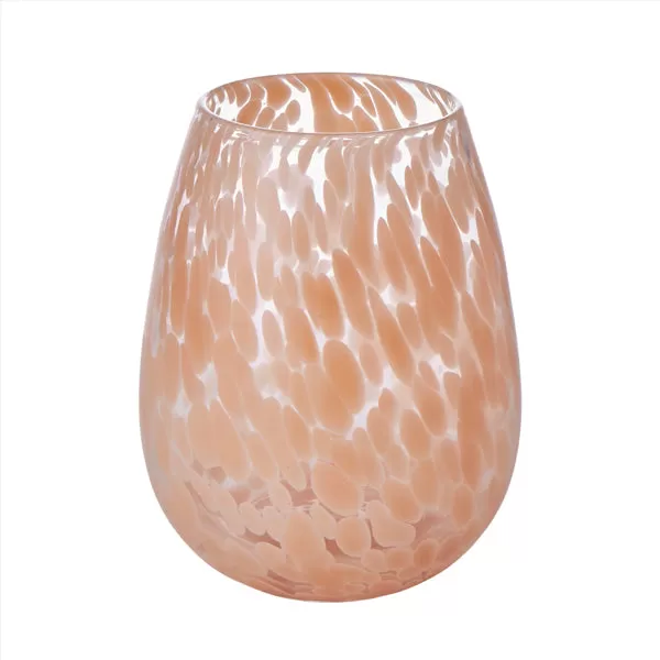 Glass Vase - Apricot