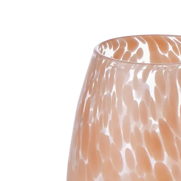 Glass Vase - Apricot