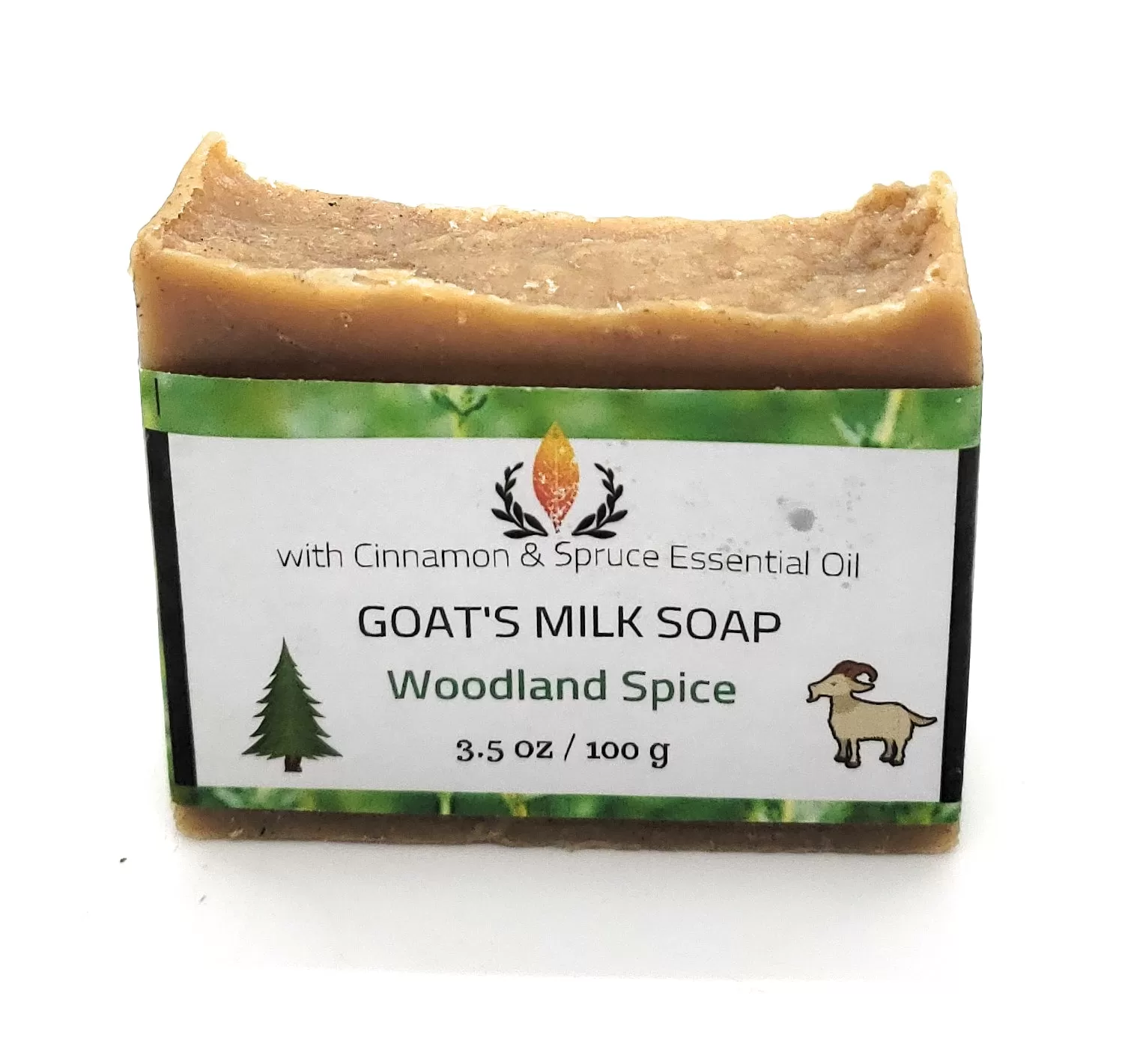 Goat's Milk Soap, Woodland Spice with turmeric