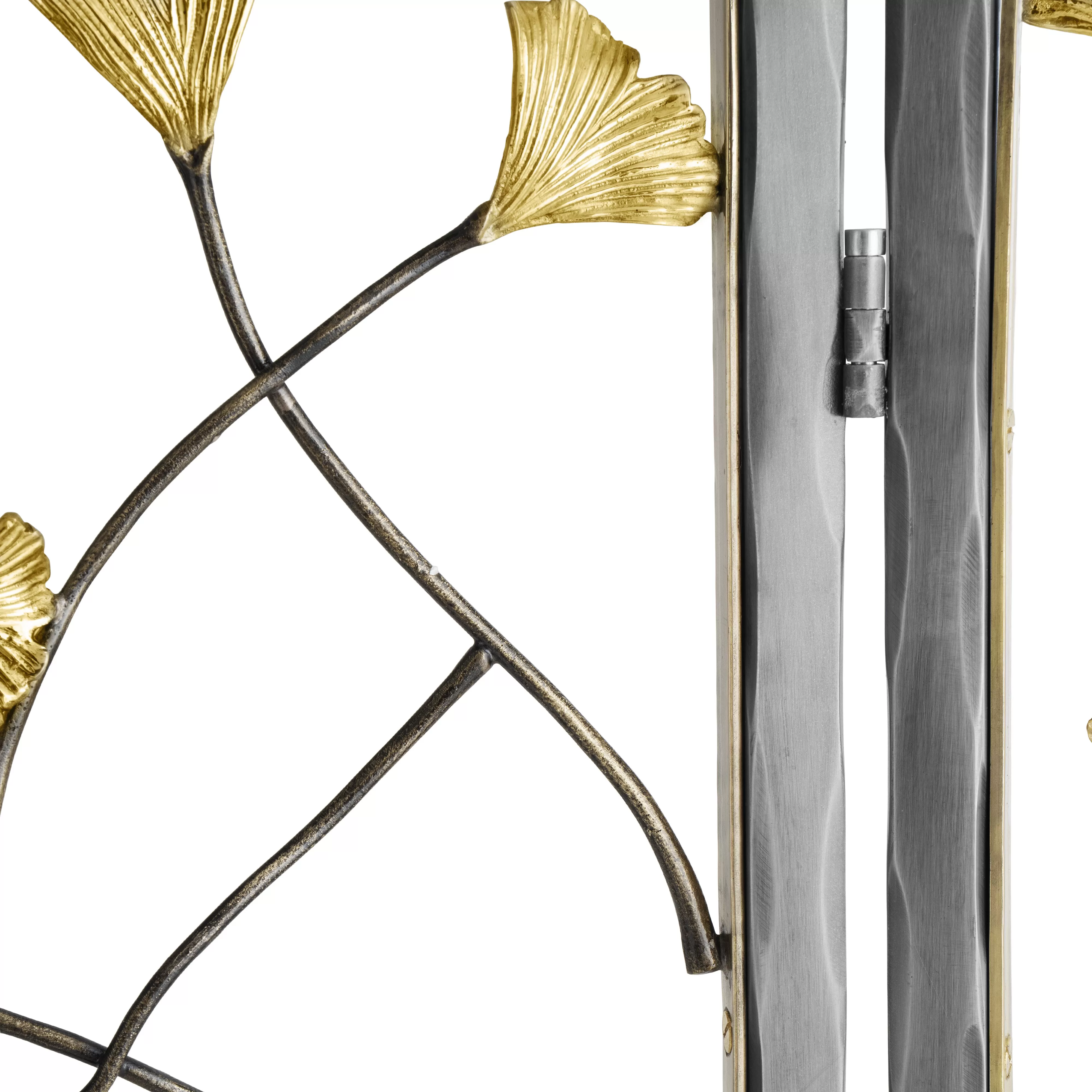 Golden Ginkgo Decorative Fireplace Screen